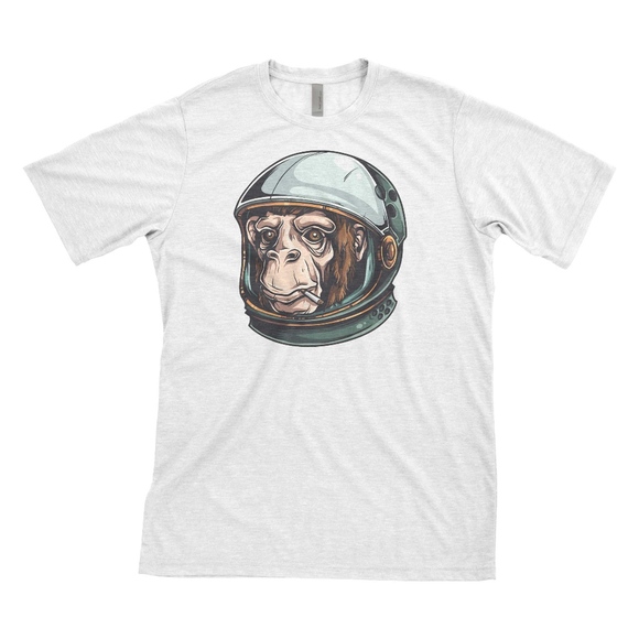 Custom Trendy Unisex Monkey Space Chimp - Picture 2 of 2